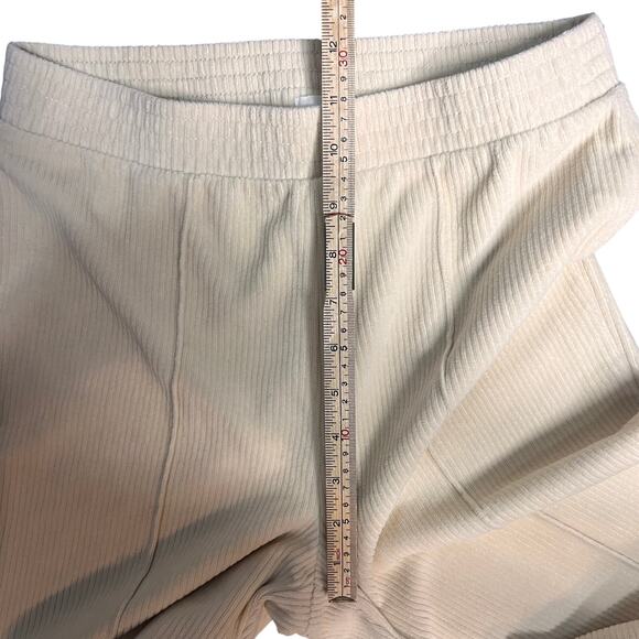 Aerie Beige Flare Ribbed Pants Size S Regular - Picture 8 of 8